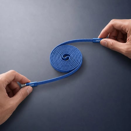Woyax 240W Manyetik Type-C Şarj Kablosu Hızlı Şarj Kablosu 1.2m Örgülü PD Hızlı Şarj ve Data Kablosu