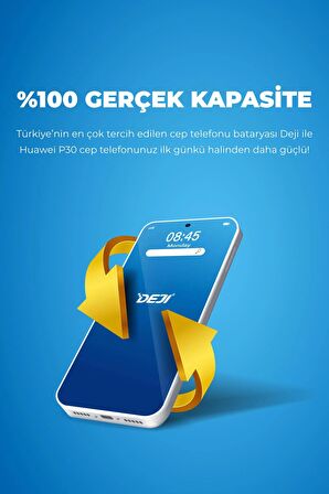 Deji Huawei P30 Uyumlu Mucize Batarya