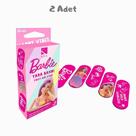 Barbie Yara Bandı 2'li Paket (20 Adet)