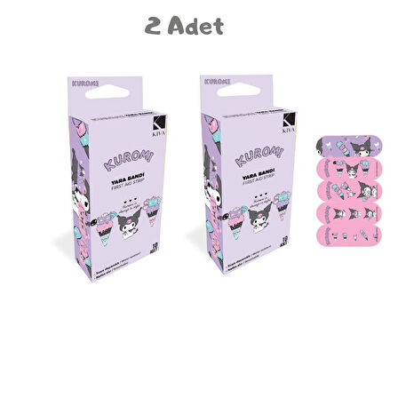 Kuromi Yara Bandı 2'li Paket (20 Adet)