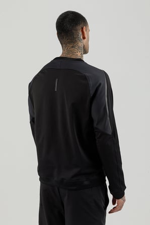 Airlife Stronger High RSI 5 7 Sıfır Yaka Erkek Sweatshirt Siyah