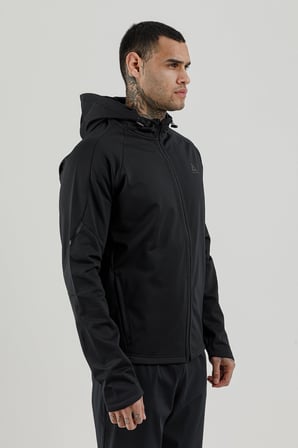 Airlife Power 22 CR Line Tam Boy Fermuarlı Erkek Kapüşonlu Sweatshirt Siyah