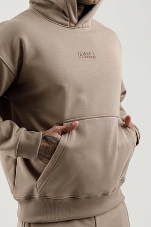 Airlife Bolder FZ.7 Kanguru Cepli Erkek Kapüşonlu Sweatshirt Kahverengi