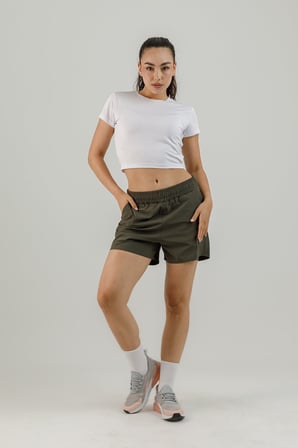 Airlife Sportswear Kısa Kollu Kadın Sporcu Tişörtü Beyaz