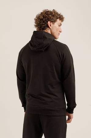 Airlife Saturn UR7 Pro I Tam Boy Fermuarlı Erkek Kapüşonlu Sweatshirt Siyah