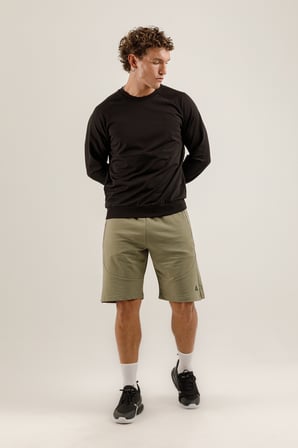 Airlife Saturn UR7 Pro I Sıfır Yaka Erkek Sweatshirt Siyah