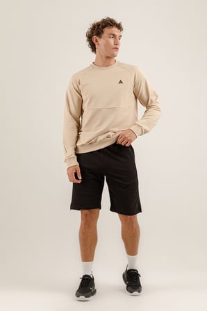 Airlife Saturn UR7 Pro I Sıfır Yaka Erkek Sweatshirt Bej