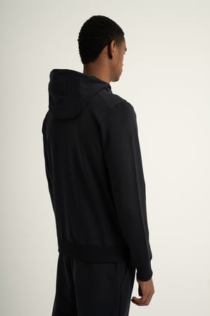 Airlife Sports Club SZ 3 Erkek Kapüşonlu Tam Boy Fermuarlı Sweatshirt Lacivert