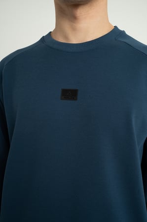 Airlife Foursquare Erkek Sıfır Yakalı Sweatshirt Parlement