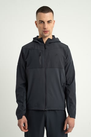 Airlife Professional SR1 Vogue-26 Erkek Kapüşonlu Tam Boy Fermuarlı Üst Smoked