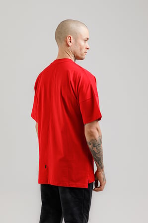 Airlife Sportswear Rahat Kesim Erkek Tişörtü Kırmızı