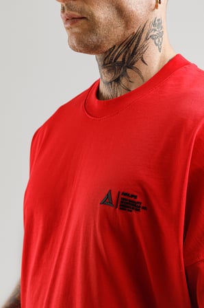 Airlife Sportswear Rahat Kesim Erkek Tişörtü Kırmızı
