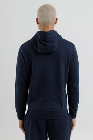 Airlife Sportswear Erkek Kapüşonlu ve Tam Boy Fermuarlı Sweatshirt Lacivert