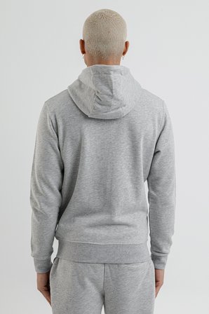 Airlife Sportswear Erkek Kapüşonlu ve Tam Boy Fermuarlı Sweatshirt Gri