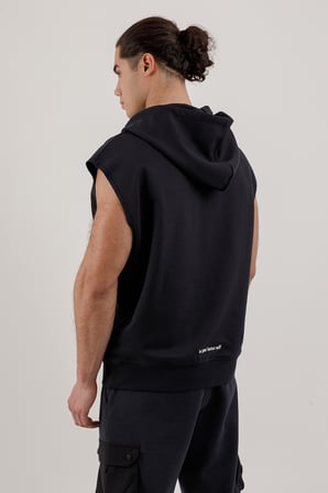 Airlife Sportswear Erkek Kolsuz Kapüşonlu Sweatshirt Lacivert