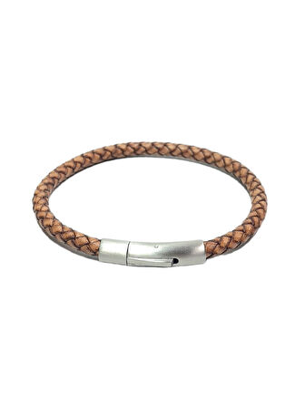 JTAW25BLK1639 HAKİKİ DERİ PASLANMAZ ÇELİK KAPAMA MAZI AĞACI SERPANTİN ve HEMATİT DOĞALTAŞ BEJ GARANTİLİ HEDİYE KUTULU JANTİ BİLEKLİK