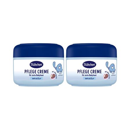 Bübchen Pflege Creme 75 ml El ve Yüz İçin Bebek Bakım Kremi x 2 Adet