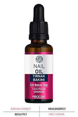 PROCSIN Nail Care Kırılma Karşıtı Tırnak Bakım Yağı 20 ML
