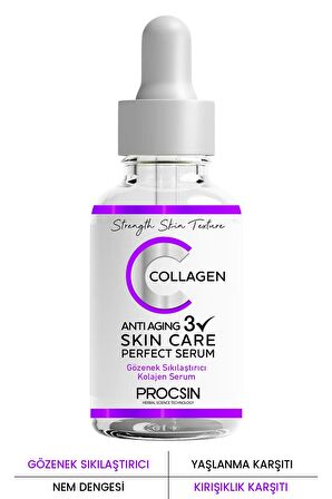 Yaşlanma Ve Kırışıklık Karşıtı Kolajen Serum 20 ml