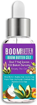 BOOM BUTTER 7 Yağ Içeren Maksimum Nemlendirici Cilt Bakım Serum 20 ml