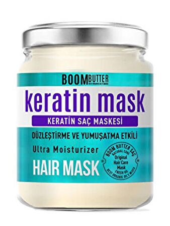 BOOM BUTTER Güçlendirici Onarıcı Keratin Saç Maskesi 190 ML