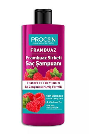 PROCSIN Yağ Dengeleyici Frambuaz Sirkesi Şampuanı 300 ML