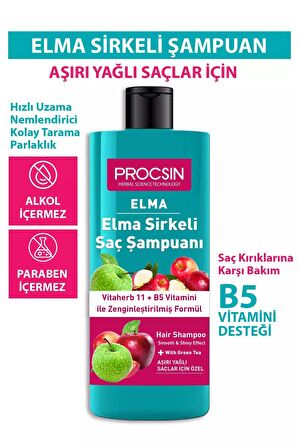 Procsin Elma Sirkesi Şampuanı 300 ML