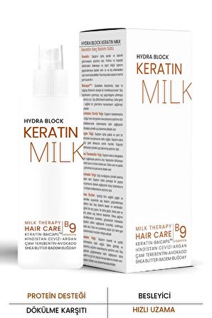 BOOM BUTTER Keratin Milk (Sütü) HIZLI UZAMA DÖKÜLME KARŞITI Saç Spreyi 150ML