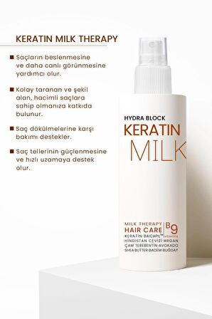 BOOM BUTTER Keratin Milk (Sütü) HIZLI UZAMA DÖKÜLME KARŞITI Saç Spreyi 150ML