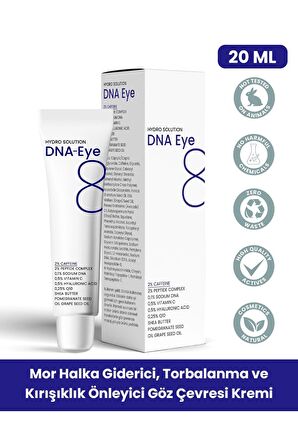 PROCSINPROCSIN HYDRO SOLUTION DNA Eye Kırışıklık ve Mor Halkalara Karşı Göz Çevresi Yenileyici Krem 20 ML