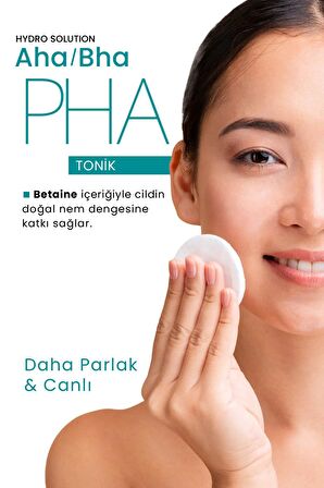 Hydro Solution Aha/bha Ve Pha Mikro Peeling Temizleyici Cilt Tonu Eşitleyici Tonik 200 ml