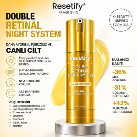Resetify Jelly Retinal Maske 50 ml