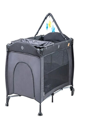 Orginal 2052 Arena Oyun Parkı Park Yatak 70 X 110 Cm Baby 2 Go Siyah