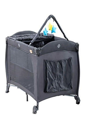 Orginal 2052 Arena Oyun Parkı Park Yatak 70 X 110 Cm Baby 2 Go Siyah