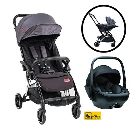 Baby2Go Tulipa Travel Set i-size/ Gray