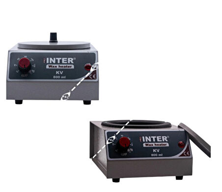 İnter Metal Gövde  Konserve Kavanoz Ağda Isıtıcı 800ML