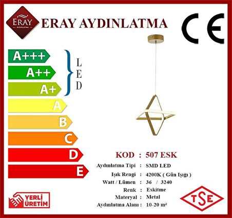 507 Eskitme Led Avize