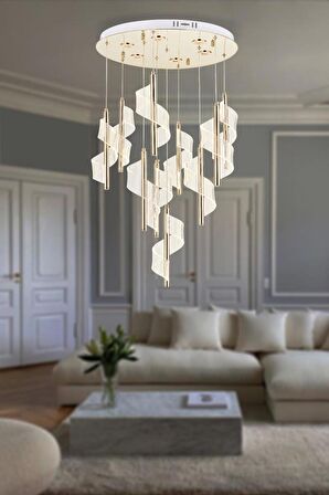 P7077-10 10lu Sarkıt Led Avize