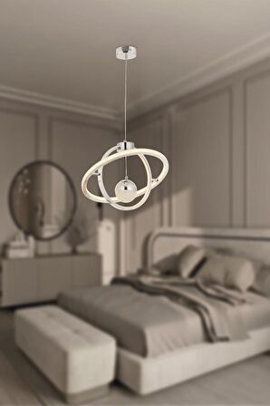 Eray Aydınlatma 166079-40 Led Krom Avize