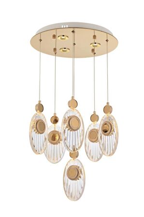1203-5+1 6 Li Sarı Led Avize