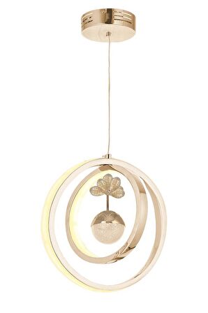 9983-3 3lü Led Gold Avize