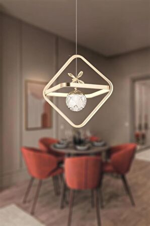 5025-1 Gold Led Avize