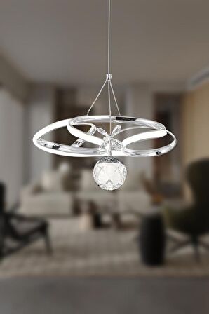 2578-40 Krom Led Avize