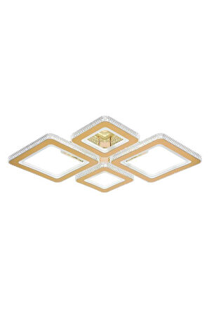 2021-4 Sarı Dimmer Kumandalı Led Avize