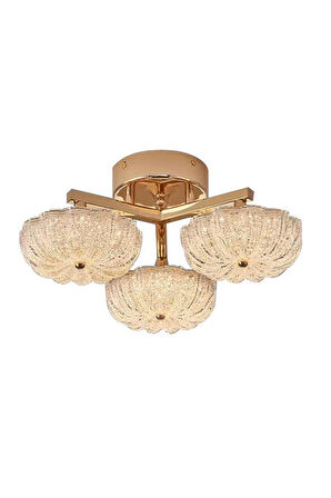 Eray Aydınlatma 6095-3 Sarı 3 Renk Led Avize