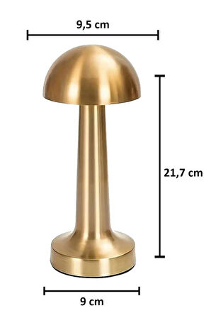 Eray Aydınlatma Mantar Masa Lambası Sarı
