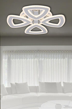 Eray Aydınlatma 3264-4 Krom Kumandalı Led Avize