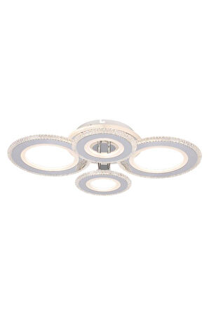 Eray Aydınlatma T001-4 Krom Kumandalı Led Avize