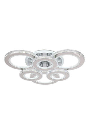 Eray Aydınlatma T001-6 Krom Dimmer Kumandalı Led Avize