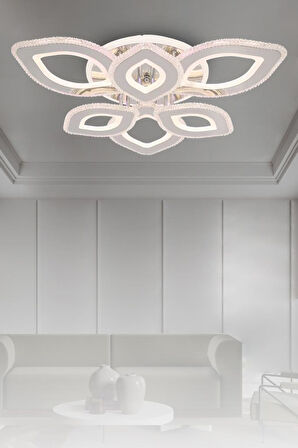 Eray Aydınlatma T008-6 Krom Dimmer Kumandalı Led Avize